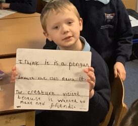 Image for the Tweet beginning: Year 2 had a visitor